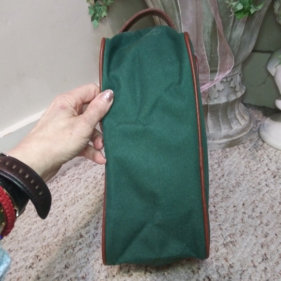 Vintage Men's Polo Ralph Lauren Green Canvas Toiletry Bag - Picture 7 of 10